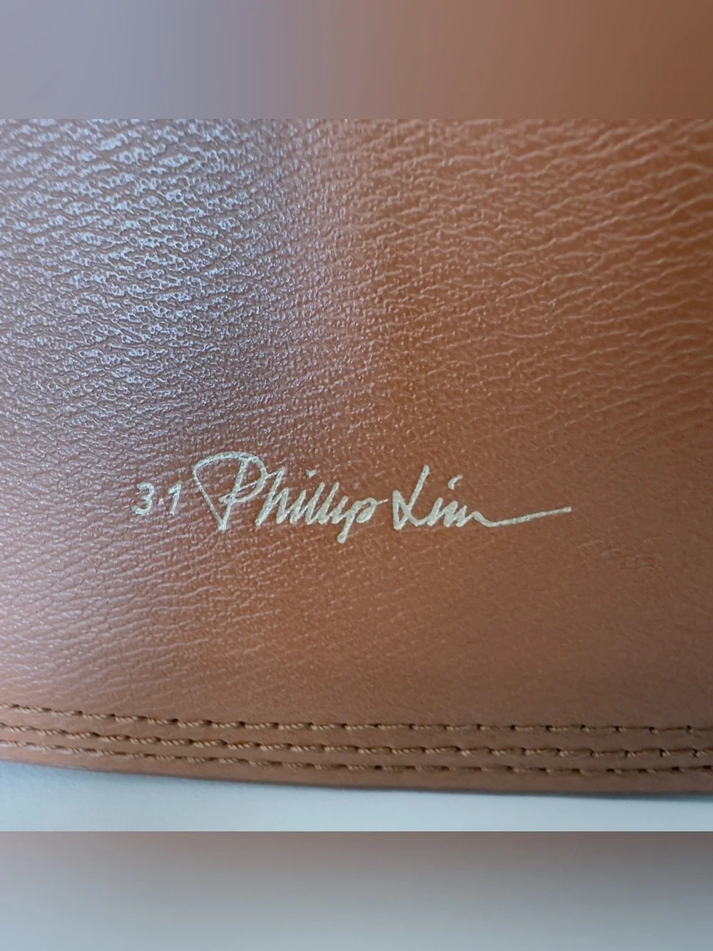 EUC 3.1 Phillip Lim Pashli Saddle Bag in tan leather
